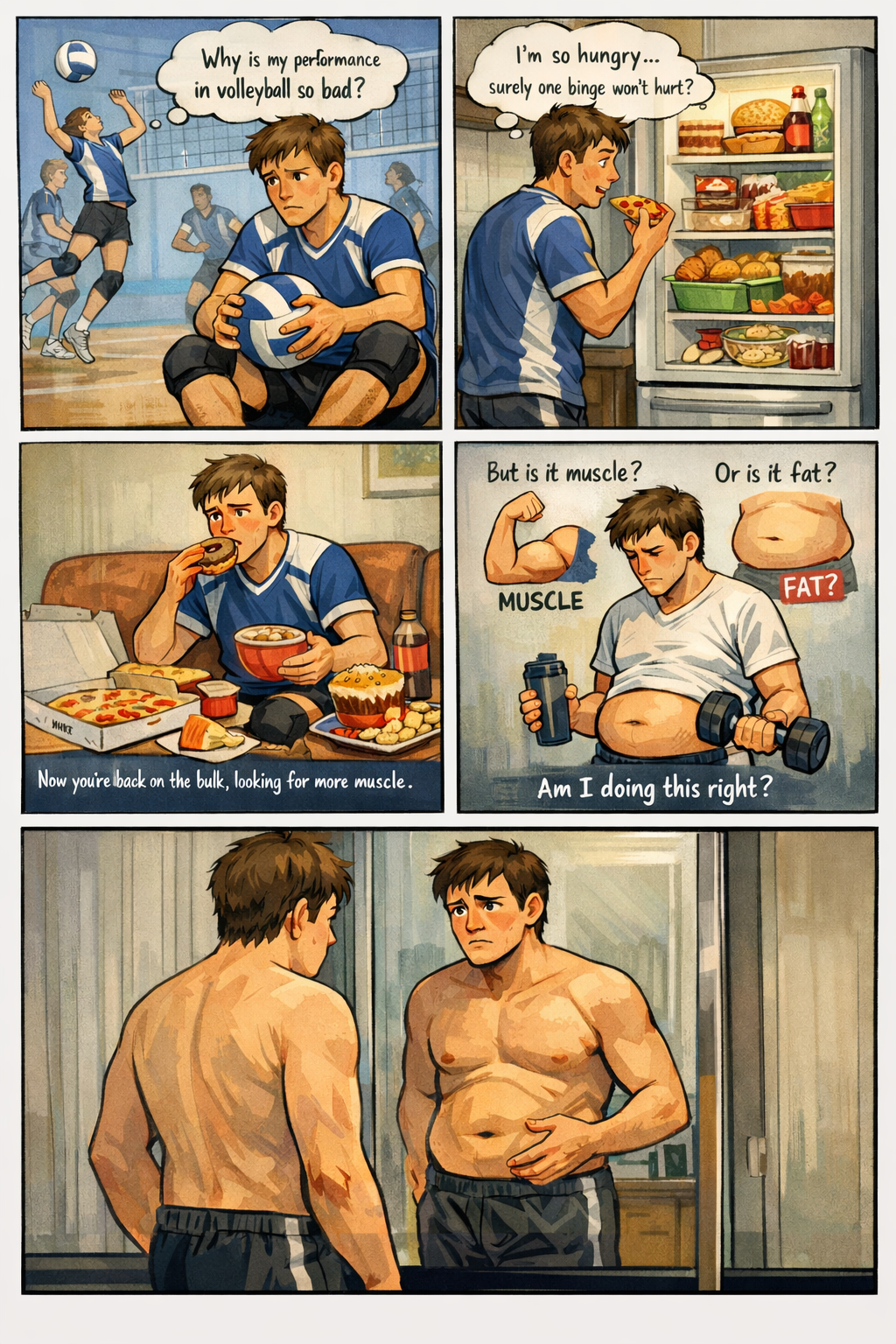 The endless bulk and cut cycle